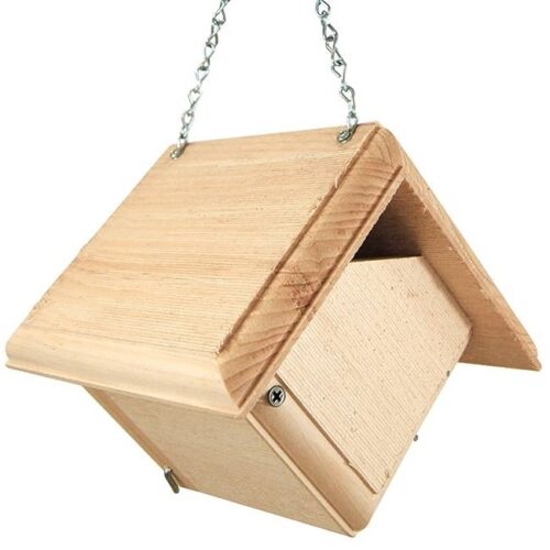 Hand Crafted Pine Wood Hanging Bird House for Carolina Wrens – Made in USA Hand Crafted Pine Wood Hanging Bird House for Carolina Wrens – Made in USA