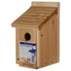 Cedar Wood Birdhouse – Ideal for Eastern Western and Mountain Bluebirds