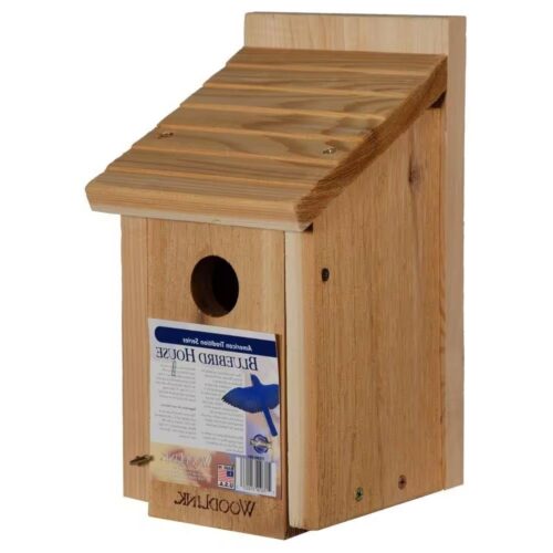 Cedar Wood Birdhouse – Ideal for Eastern Western and Mountain Bluebirds