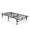 Twin XL Sturdy Metal Platform Bed Frame in Black Twin XL Sturdy Metal Platform Bed Frame in Black