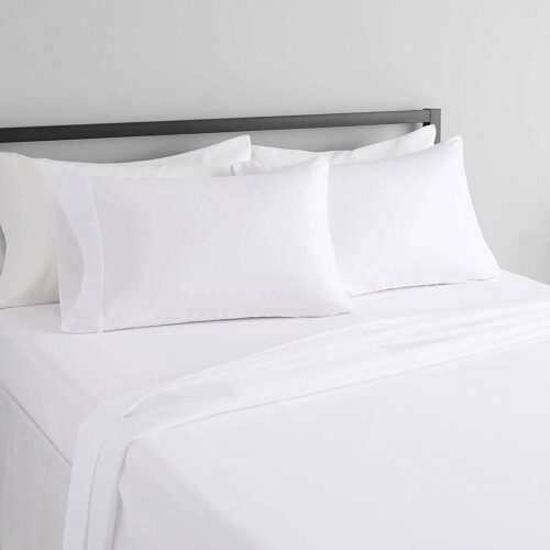 Full 4-Piece Egyptian 100-Percent Cotton 1000 Thread Count Sheet Set – White