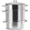 11 Quart Stainless Steel Steamer / Fruit Vegetable Juicer