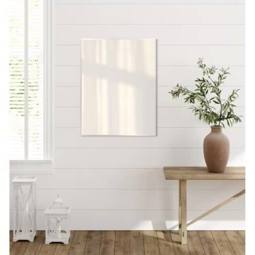 36-in x 30-in Flush Mount Bathroom Wall Mirror – Hang Vertically or Horizontally