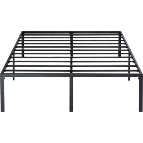 King 18-inch Metal Platform Bed Frame with Under-Bed Storage Space King 18-inch Metal Platform Bed Frame with Under-Bed Storage Space