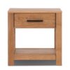 Farmhouse Traditional Rustic Pine Wood 1-Drawer Nightstand Bedside Table