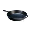 12-inch Cast Iron Skillet Frying Pan with Pour Spout – Made in the USA