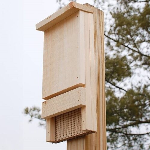 Outdoor Wood Bat House Kit – Holds up to 12 Bats – Made in USA