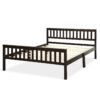 Queen Wood Platform Bed Frame with Headboard and Footboard in Espresso