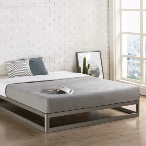 Queen size Modern Heavy Duty Low Profile Metal Platform Bed Frame Queen size Modern Heavy Duty Low Profile Metal Platform Bed Frame