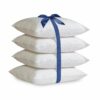 Set of 4 – Standard size Down Alternative Pillows – Machine Washable