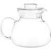 1.5 Quart Stovetop Clear Glass Teapot Kettle with Lid – Microwave Safe
