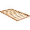 Twin size Solid Wood Roll-Out Trundle Bed Frame – Made in USA