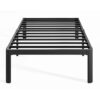 Twin XL Heavy Duty Metal Bed Frame Platform with Round Edge Legs