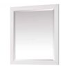 32-in x 28-in Bathroom Wall Mirror with White Solid Wood Frame